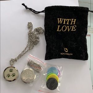 2 essential oil necklaces